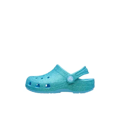Crocs Classic Clog Slip-Resistant Abrasion-Resistant Low Top Children's Sandals Blue Children's