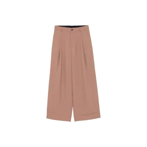 DRIES VAN NOTEN Men's Casual Pants Crimson Brown