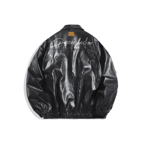 Qnxeey Унисекс Кожаные Куртки