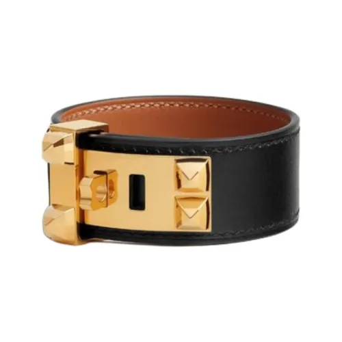 HERMES Телячья кожа Браслеты Женские Черный