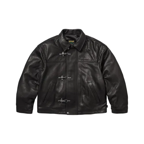 Supreme Унисекс Кожаные Куртки