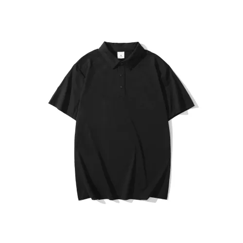 Wen Shan Поло Унисекс Черный
