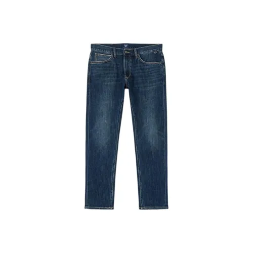 Lee Джинсы Мужские Средне-Темно-Синие