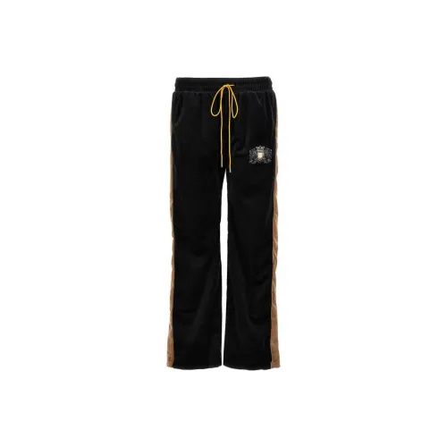 RHUDE Мужские Повседневные Брюки Черные