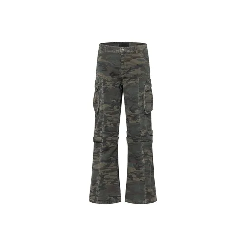 GBXM Камуфляж Унисекс Карго Брюки