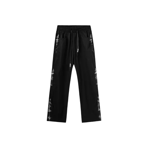 XINYINSU 24SS Повседневные брюки Унисекс Черный