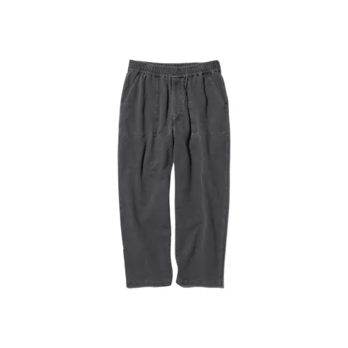 UNIQLO Повседневные брюки Мужские Асфальт Серый