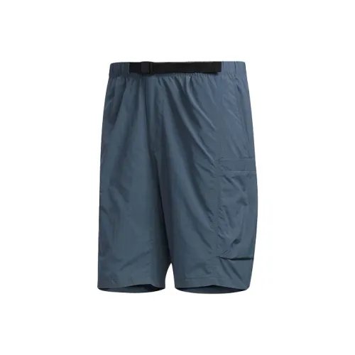 Adidas Remnant Мужские карго шорты синего цвета