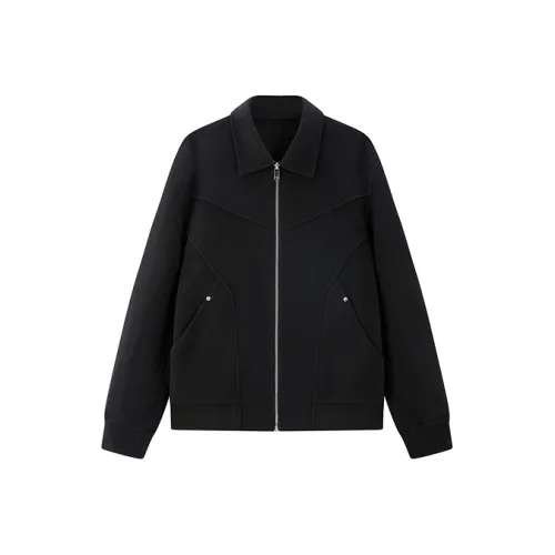 PEACEBIRD MEN Двойная сторона шерсть куртка Casual Business мужская