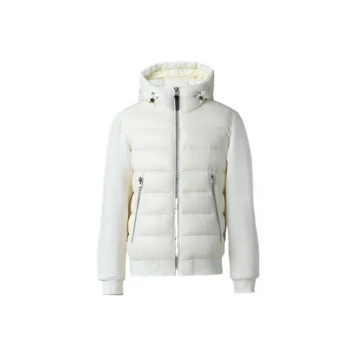 MACKAGE SS25 Пуховики и зимние пальто Мужской Кремовый Белый