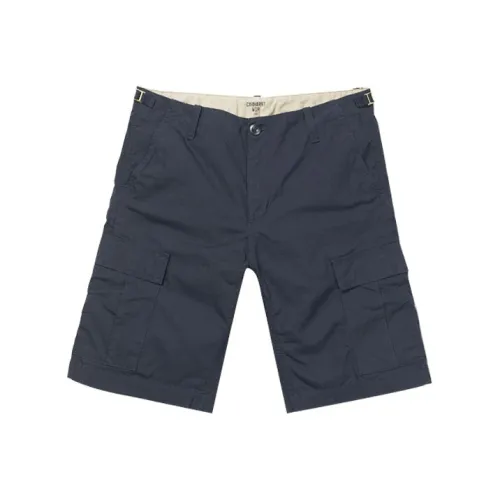 Carhartt WIP Темно-синий Мужские Карго Шорты