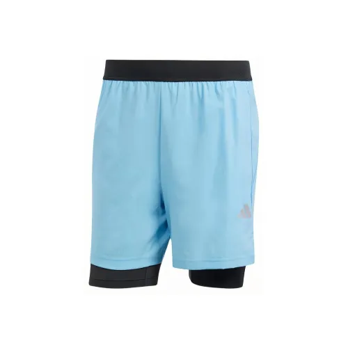 Adidas Повседневные шорты Мужские Half Синий Светящийся