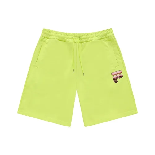 FILA FUSION ICECREAM Ярко-зеленые унисекс повседневные шорты