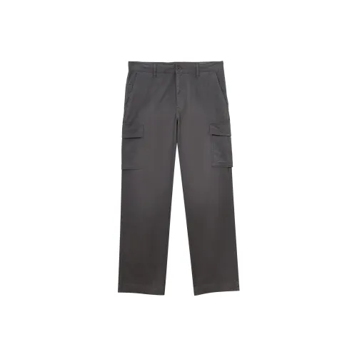 JACK&JONES Серые кованые мужские повседневные штаны E39