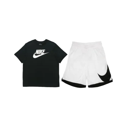 Nike Повседневная Спортивная Одежда Мужская Черный Белый