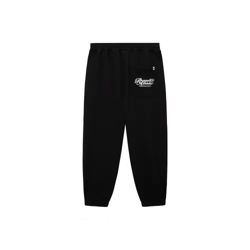 Russell Athletic Черные Мужские Повседневные Штаны