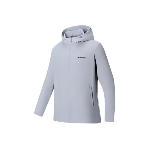 Erke Tennis Series Тренчкот Мужской Облачный Серый