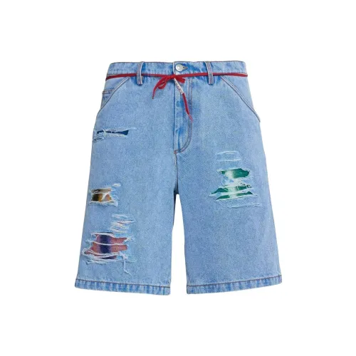 MARNI Blue Men's Denim Shorts MARNI Синие Мужские Джинсовые Шорты