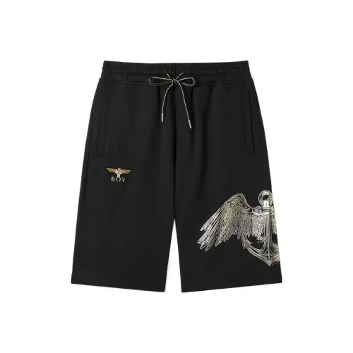 Boy London Повседневные шорты Унисекс Черные