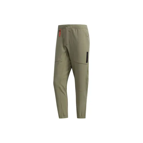 Adidas CAP JOG Брюки Вязаные Тренировочные брюки Мужские Зеленые