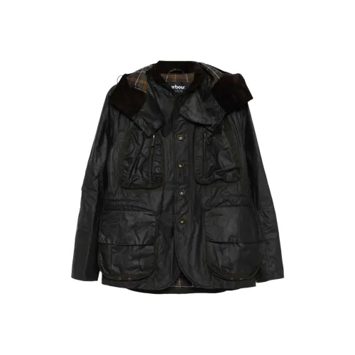 BARBOUR x TO KI TO Outland FW24 Куртки и Пальто Мужской Темно-зеленый