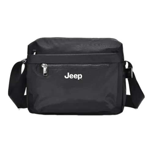JEEP Водонепроницаемая тканевая сумка через плечо сумка на плечо стандартная мужская черная