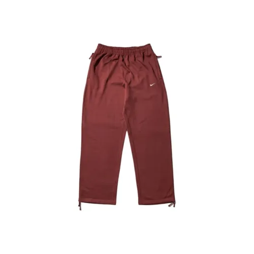 Найк Вязаные Тренировочные Штаны Мужские Красные