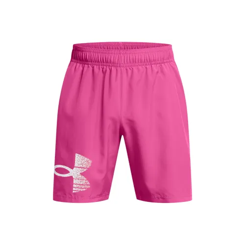 Under Armour Tech Розовые Красные Мужские Повседневные Шорты