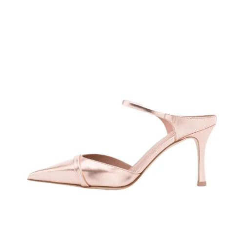 Malone Souliers Maureen Домашние тапочки 8,5 см Женские Розовые