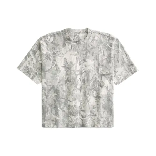 Hollister T-Shirt Мужской Кремовый Камуфляж