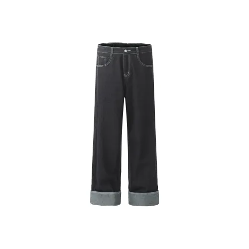 GBXM Темно-синие унисекс джинсы