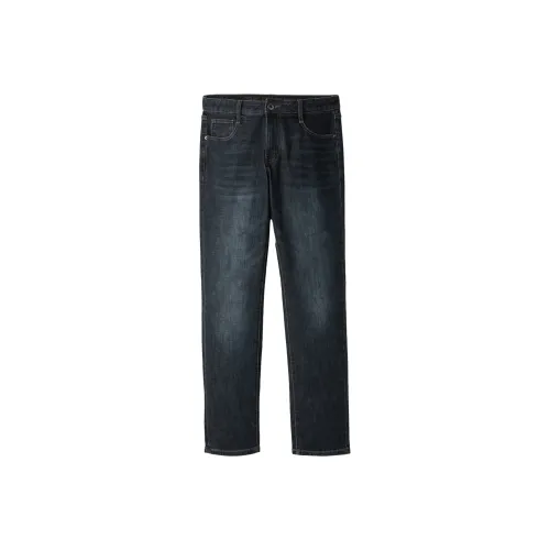 HLA Синий Серый DENIM GRADIENT Темный G0 Мужские Джинсы