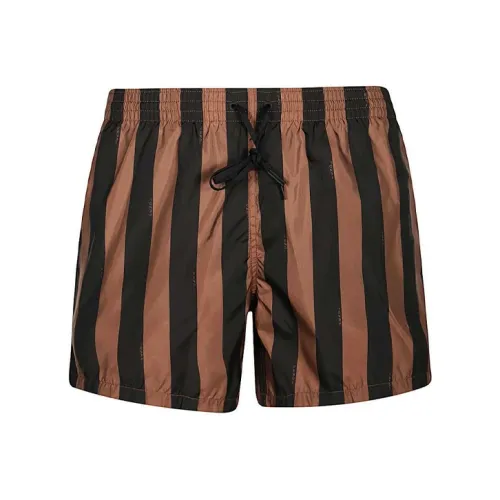 FENDI Повседневные шорты Мужские Коричневые