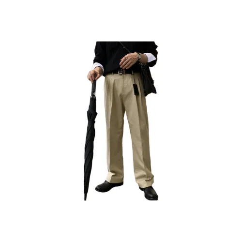 BISHE Костюм Брюки Мужской AUTUMN Желтый