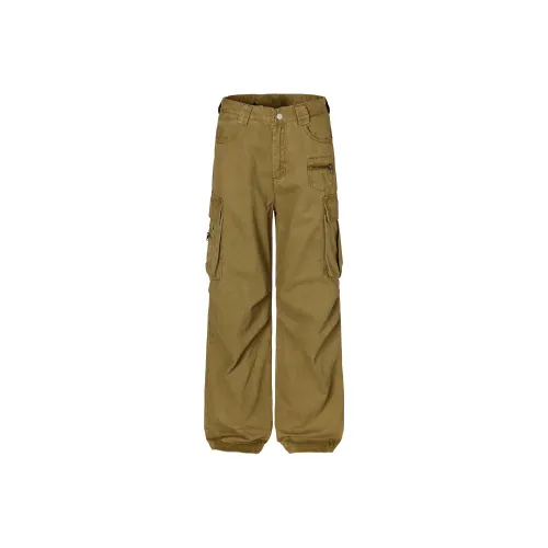 A3G4 Коричневые унисекс брюки карго