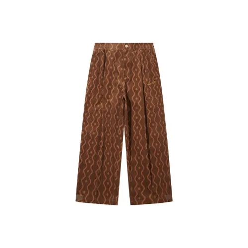 LiNing Терракота Коричневый Мужские Повседневные Штаны