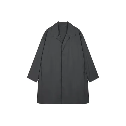 CROQUIS Тренчкот Мужской Черный Зеленый