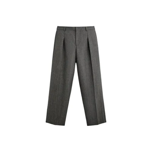 ZARA HARRY LAMBERT Co Бренд Темно-серый Унисекс Костюмные брюки