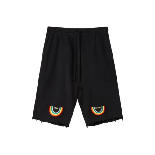 LOEWE Совместное издание Paula's Ibiza Черные мужские повседневные шорты