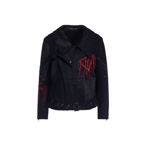Yohji Yamamoto Черные Унисекс Куртки