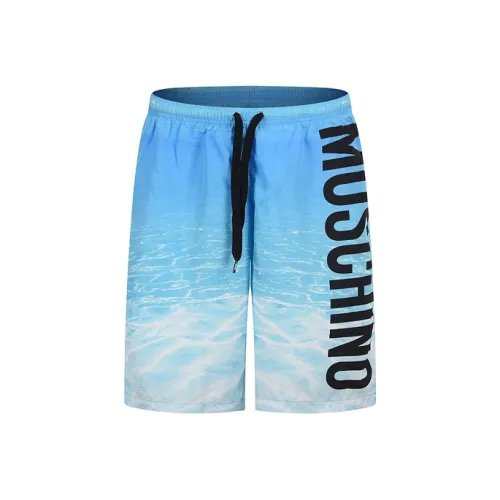 MOSCHINO Blue Men's Casual Shorts MOSCHINO Синий Мужские Повседневные Шорты