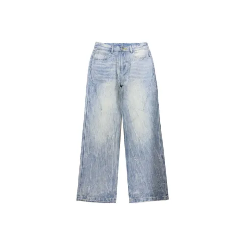 GEOFFREY B. SMALL Джинсы Унисекс Светлый Синий