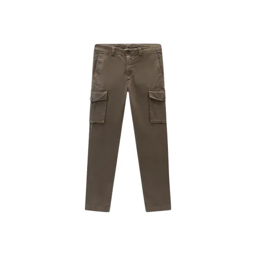 WOOLRICH Карго Брюки Мужские Темно-Коричневый