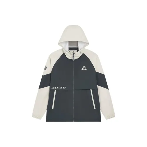 PEAK Тренчкот Мужской Темно-Серый Синий