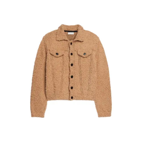 DRIES VAN NOTEN CAMEL Мужские Куртки