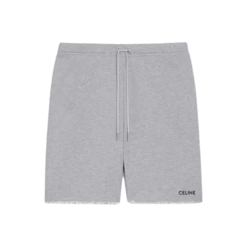 CELINE Повседневные шорты Мужские Серые