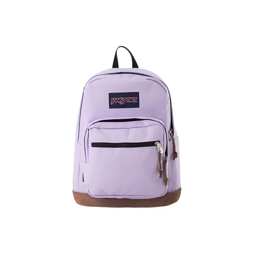 JanSport Полиэстер Рюкзак Средний Унисекс Закат Горы Фиолетовый