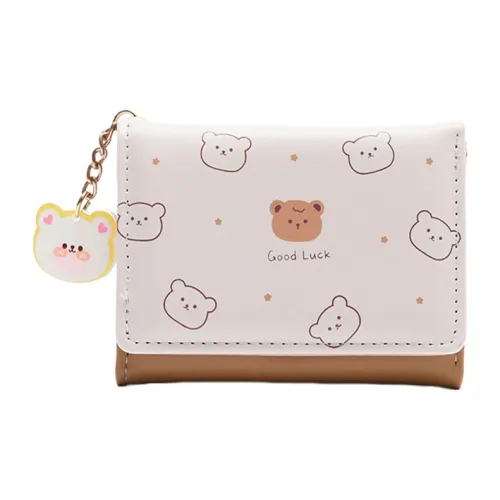 REDOO ПУ (полиуретан) Кошелек Женский Белый Розовый Фиолетовый Зеленый