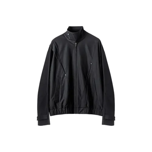 HUANXIANGZHE Куртки Пальто Унисекс Черный