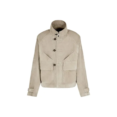 AMANI Кожа Куртка Мужская Светлый Умбра